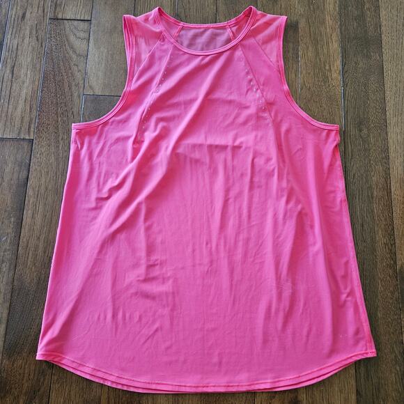 Lululemon Sculpt Tank Women’s Size 6 Pink Mesh Back Lightweight Workout Top - Picture 1 of 8